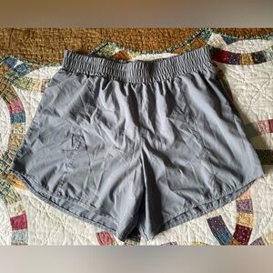 Gray Women's Lined Athletic Shorts